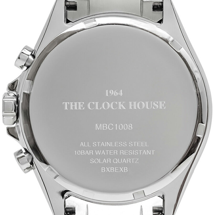 ザ・クロックハウス エッジ ソーラー クロノグラフ MBC1008-GR1A メンズ ビジネス カジュアル グリーンダイヤル