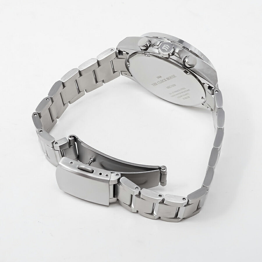 ザ・クロックハウス エッジ ソーラー クロノグラフ MBC1008-GR1A メンズ ビジネス カジュアル グリーンダイヤル