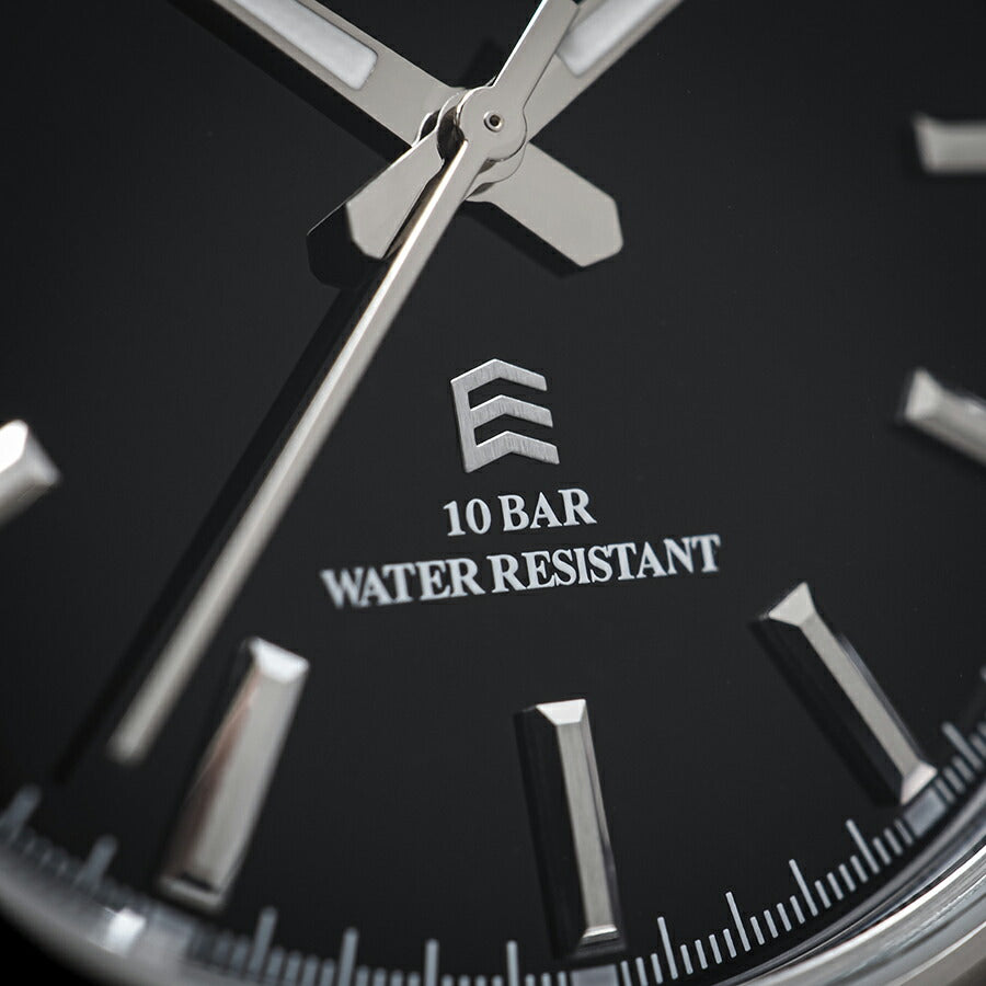 ザ・クロックハウス エッジ ソーラー 3針 グロス MBC1009-BK1A メンズ ビジネス カジュアル ブラックダイヤル