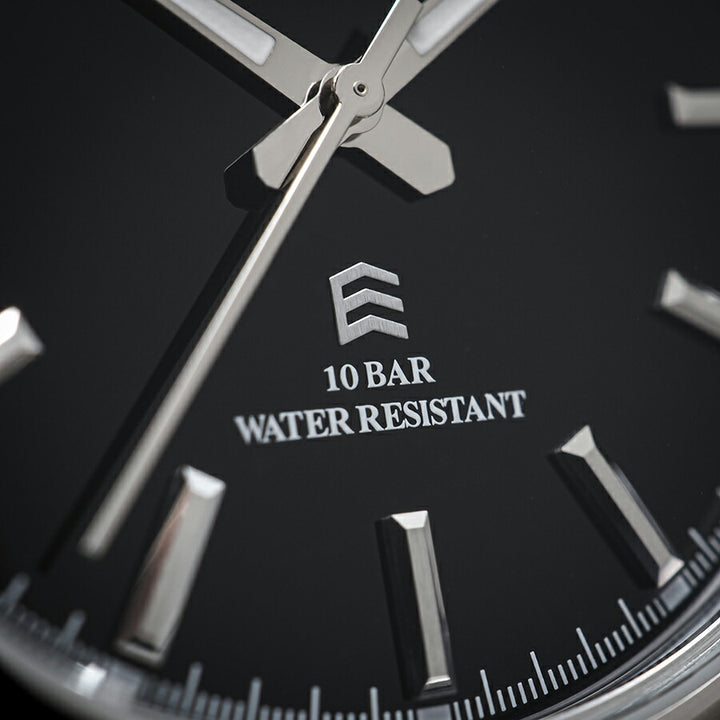 ザ・クロックハウス エッジ ソーラー 3針 グロス MBC1009-BK1A メンズ ビジネス カジュアル ブラックダイヤル