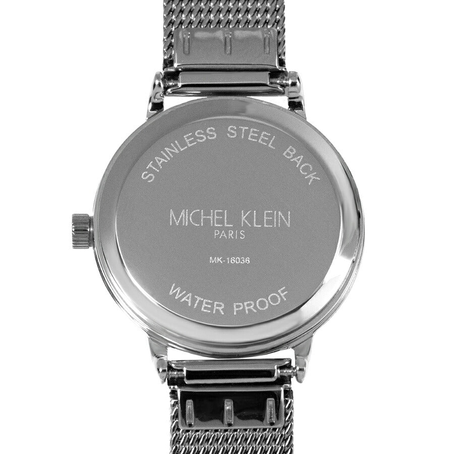 ミッシェルクラン 3針モデル MK16036-BL レディース クオーツ 電池式 ブルーダイヤル シルバー メッシュバンド