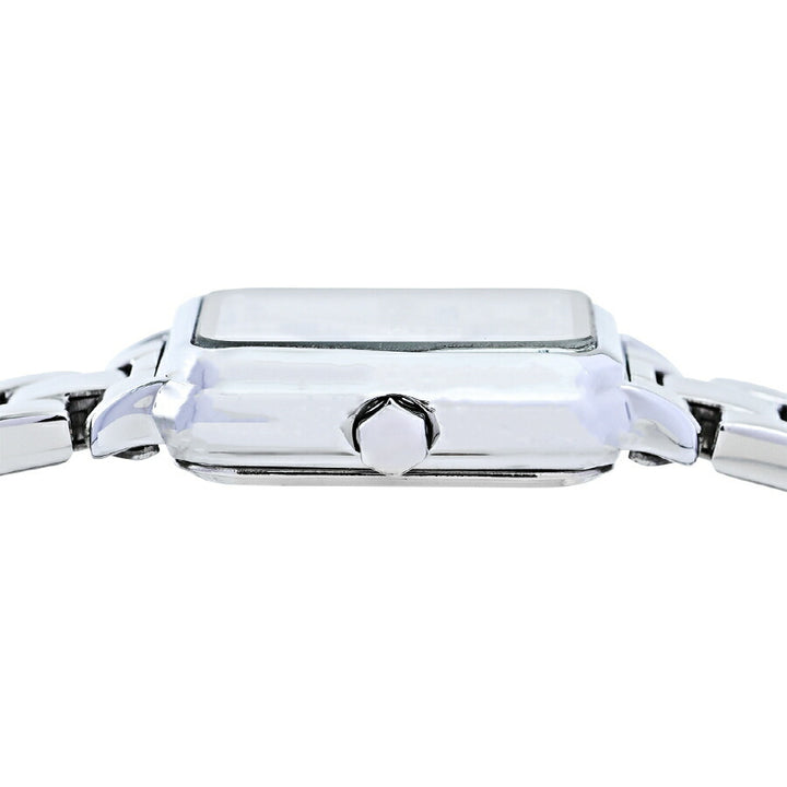 ミッシェルクラン 3針モデル MK16040-SI1 レディース クオーツ 電池式 スクエア シルバーホワイトダイヤル メタルバンド