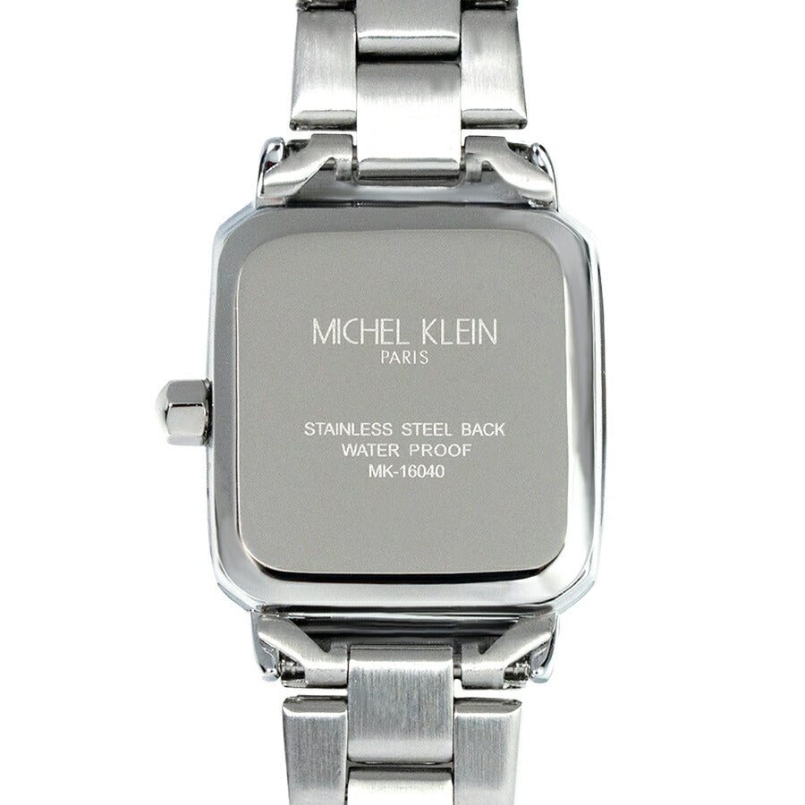 ミッシェルクラン 3針モデル MK16040-SI1 レディース クオーツ 電池式 スクエア シルバーホワイトダイヤル メタルバンド