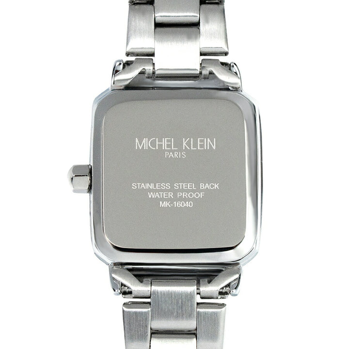 ミッシェルクラン 3針モデル MK16040-SI1 レディース クオーツ 電池式 スクエア シルバーホワイトダイヤル メタルバンド
