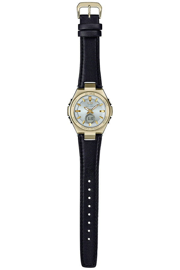 BABY-G ベビージー G-MS ジーミズ MSG-W200RL-1AJF レディース 腕時計 電波ソーラー アナログ デジタル 革ベルト 国内正規品 カシオ