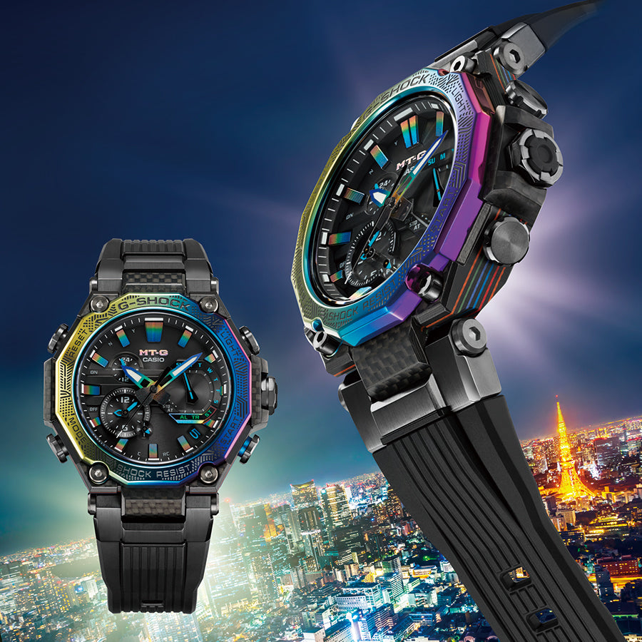 G-SHOCK MT-G MTG-B2000シリーズ 夜景 レインボー MTG-B2000YR-1AJR 