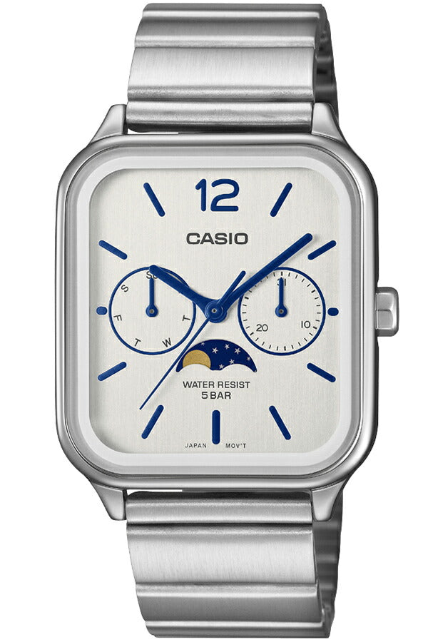 【限定特価】CASIO カシオ MTP-M305D-7A アナログウォッチ 10月17日発売/予約》カシオ コレクション 角型 ムーンフェイズ