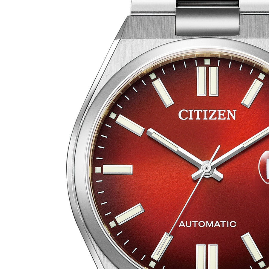 シチズンコレクション TSUYOSA Collection ツヨサ レッド NJ0150-56W メンズ メカニカル 機械式 自動巻き 3針 日付