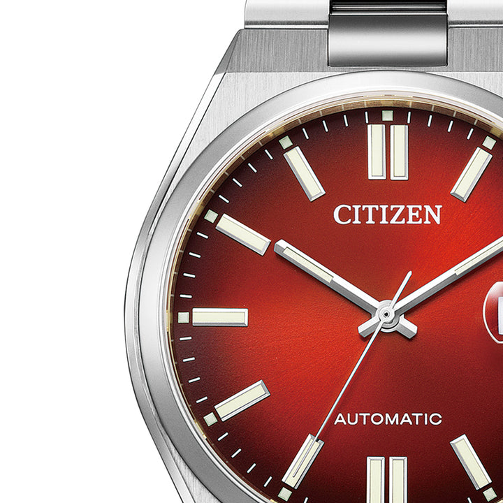シチズンコレクション TSUYOSA Collection ツヨサ レッド NJ0150-56W メンズ メカニカル 機械式 自動巻き 3針 日付