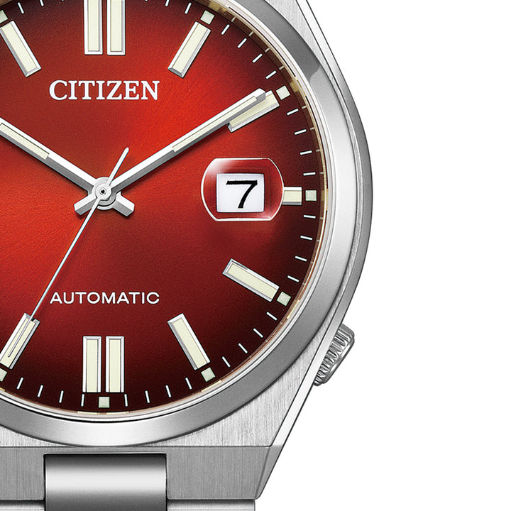 シチズンコレクション TSUYOSA Collection ツヨサ レッド NJ0150-56W メンズ メカニカル 機械式 自動巻き 3針 日付