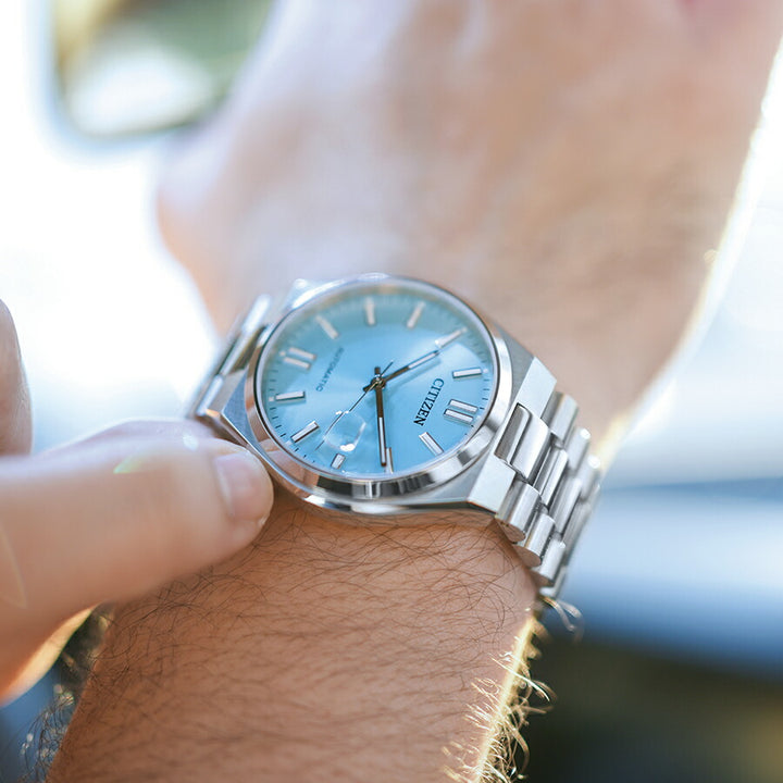 シチズンコレクション TSUYOSA Collection ツヨサ ブルー NJ0151-88M メンズ 腕時計 メカニカル 機械式 自動巻き 3針 日付