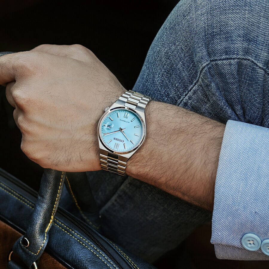 シチズンコレクション TSUYOSA Collection ツヨサ ブルー NJ0151-88M メンズ 腕時計 メカニカル 機械式 自動巻き 3針 日付