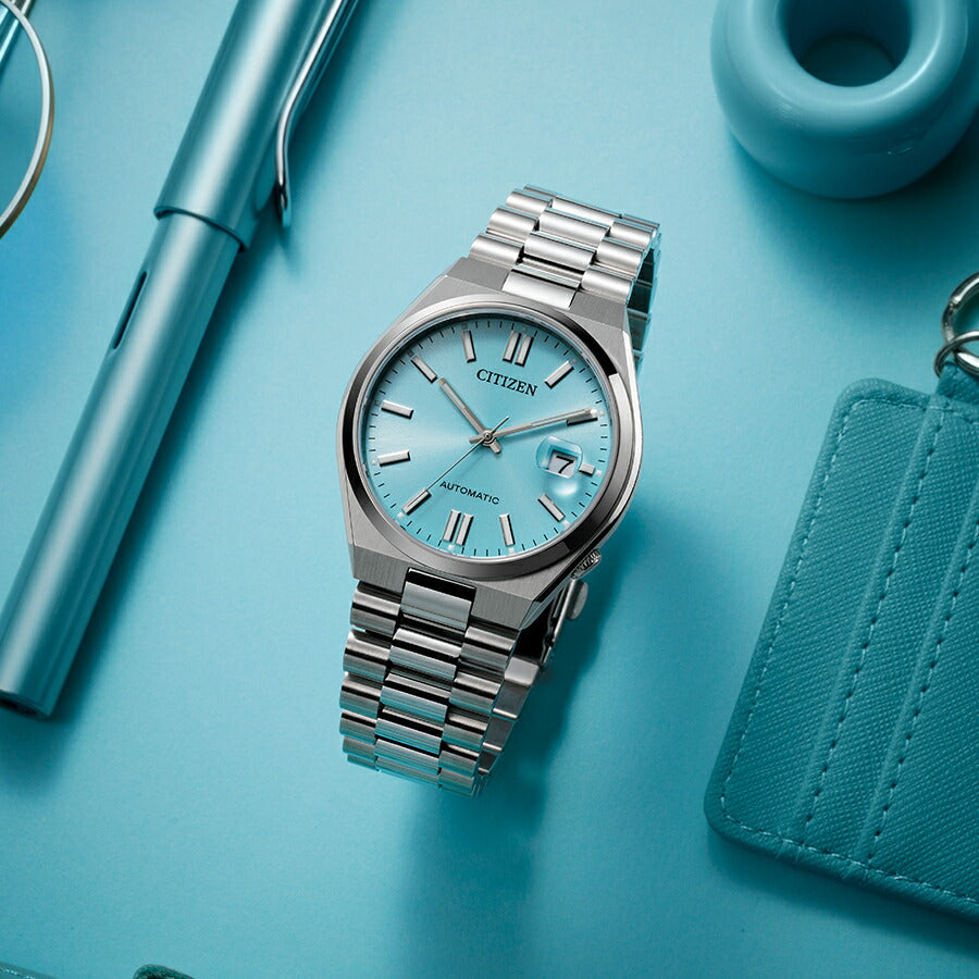 シチズンコレクション TSUYOSA Collection ツヨサ ブルー NJ0151-88M メンズ 腕時計 メカニカル 機械式 自動巻き 3針 日付