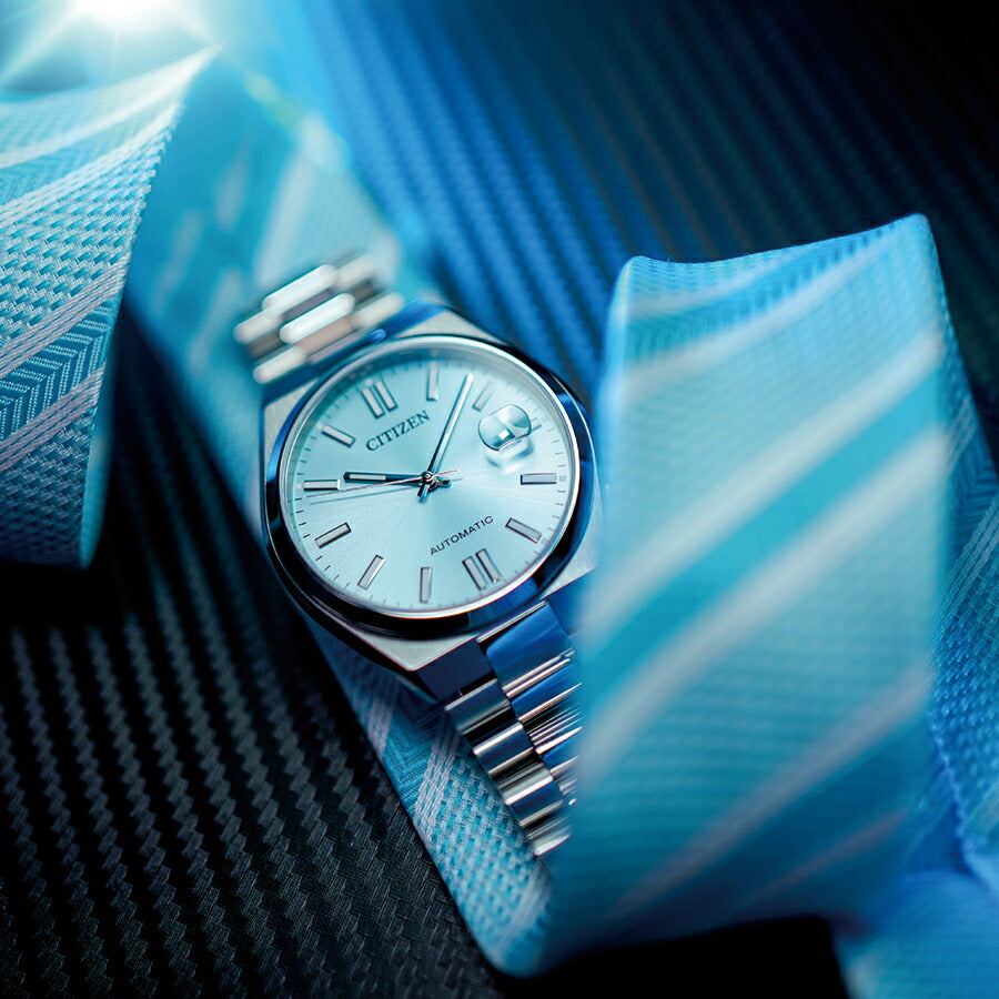 シチズンコレクション TSUYOSA Collection ツヨサ ブルー NJ0151-88M メンズ 腕時計 メカニカル 機械式 自動巻き 3針 日付