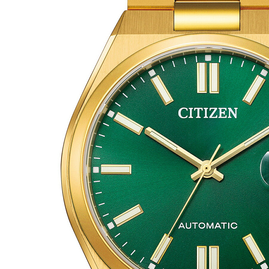 シチズンコレクション TSUYOSA Collection ツヨサ グリーン ゴールド NJ0152-51X メンズ メカニカル 機械式 自動巻き 3針 日付