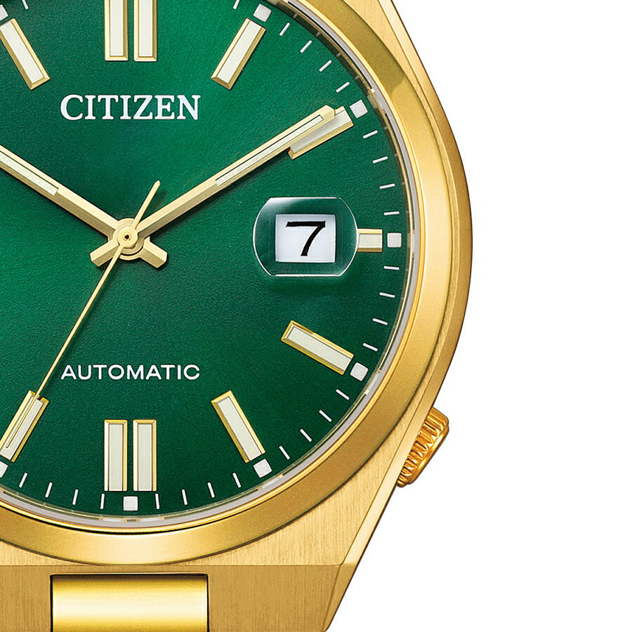 シチズンコレクション TSUYOSA Collection ツヨサ グリーン ゴールド NJ0152-51X メンズ メカニカル 機械式 自動巻き 3針 日付