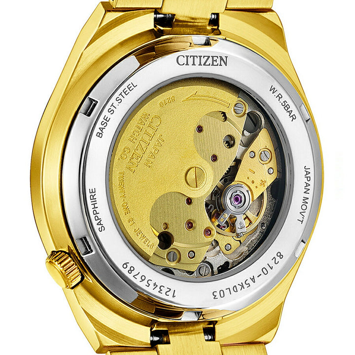 シチズンコレクション TSUYOSA Collection ツヨサ グリーン ゴールド NJ0152-51X メンズ メカニカル 機械式 自動巻き 3針 日付