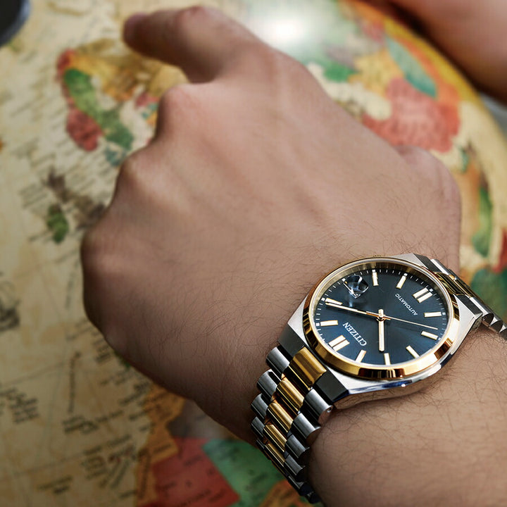 シチズンコレクション TSUYOSA Collection ツヨサ NJ0154-80H メンズ 腕時計 メカニカル 機械式 自動巻き 3針 日付