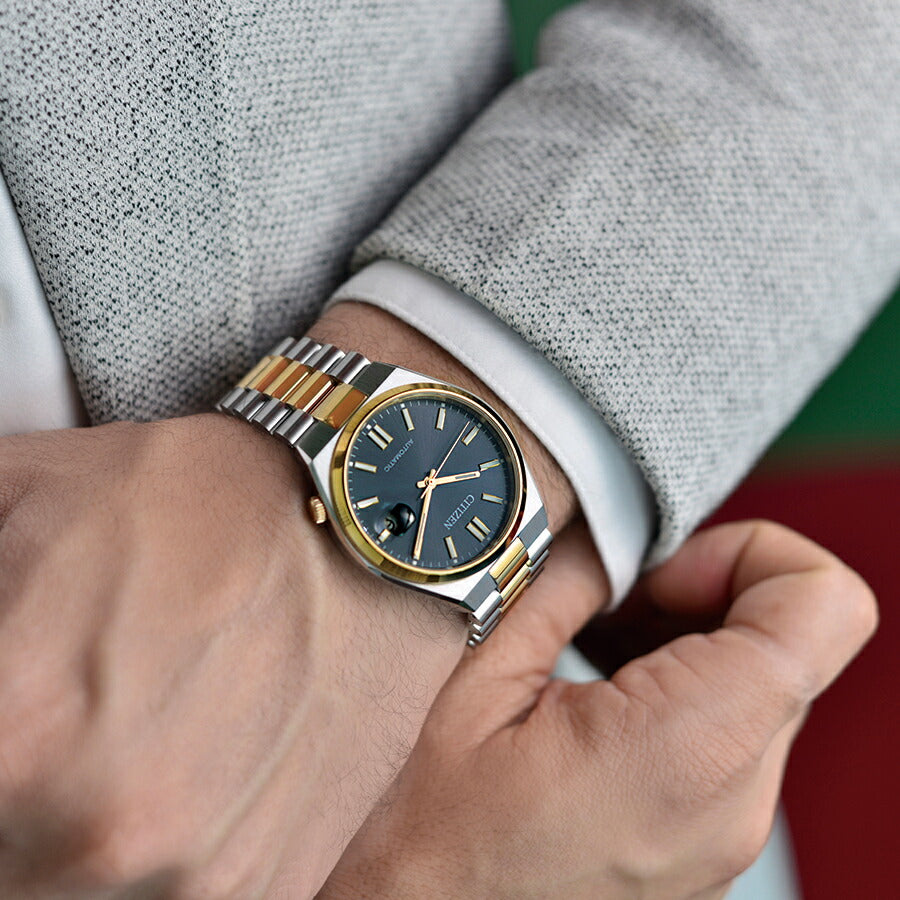 シチズンコレクション TSUYOSA Collection ツヨサ NJ0154-80H メンズ 腕時計 メカニカル 機械式 自動巻き 3針 日付