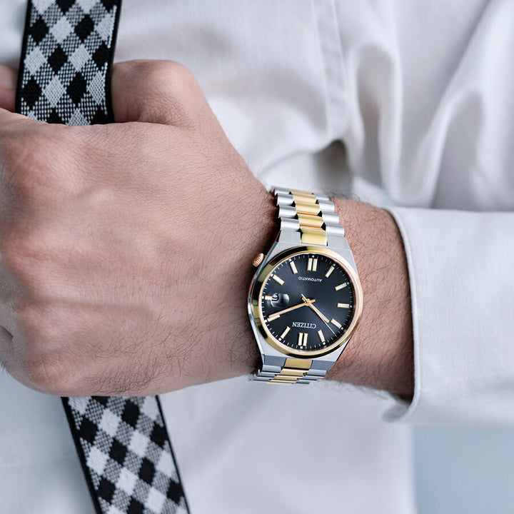 シチズンコレクション TSUYOSA Collection ツヨサ NJ0154-80H メンズ 腕時計 メカニカル 機械式 自動巻き 3針 日付