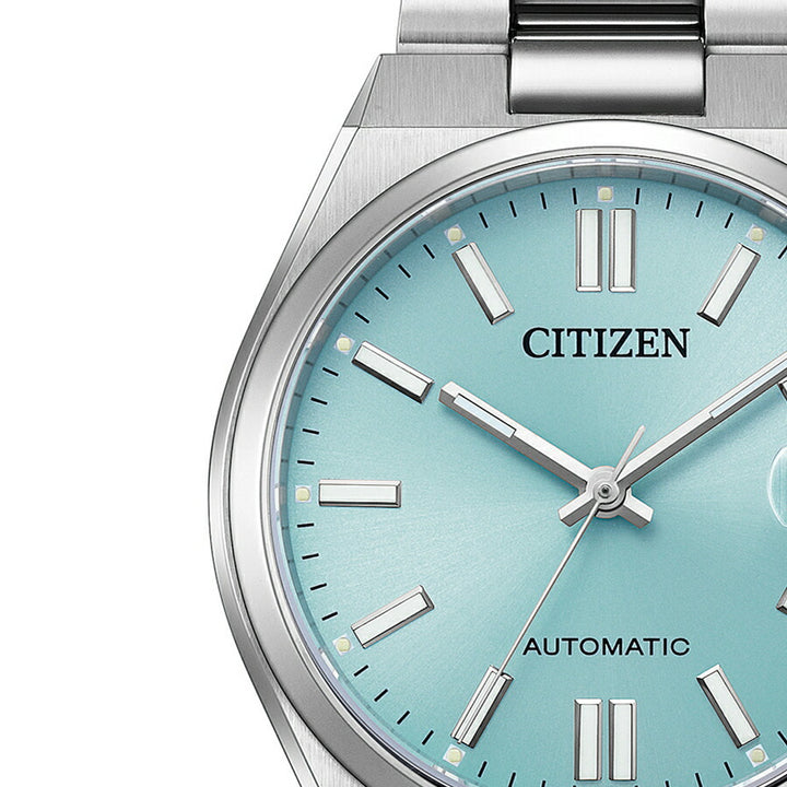 シチズンコレクション TSUYOSA Collection ツヨサ 37mm アイスブルー NJ0200-50L メンズ メカニカル 機械式 自動巻き 3針 日付