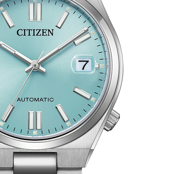 シチズンコレクション TSUYOSA Collection ツヨサ 37mm アイスブルー NJ0200-50L メンズ メカニカル 機械式 自動巻き 3針 日付