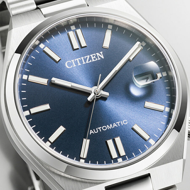 シチズンコレクション TSUYOSA Collection ツヨサ 37mm グレーブルー NJ0200-50M メンズ メカニカル 機械式 自動巻き 3針 日付