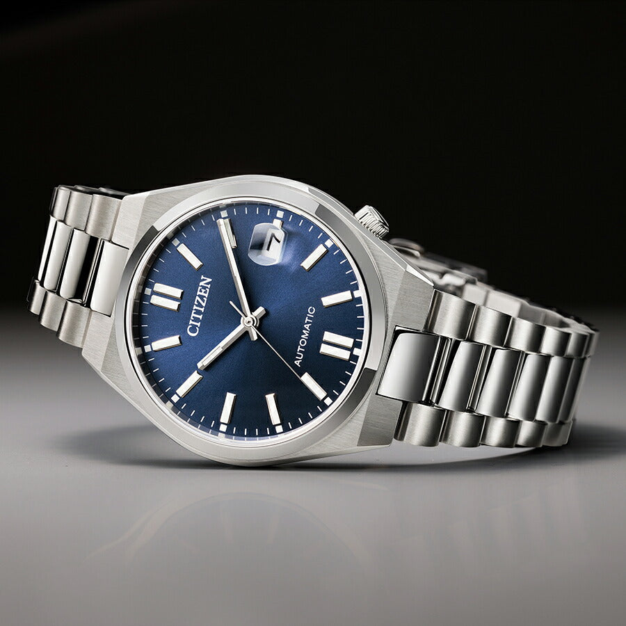 シチズンコレクション TSUYOSA Collection ツヨサ 37mm グレーブルー NJ0200-50M メンズ メカニカル 機械式 自動巻き 3針 日付