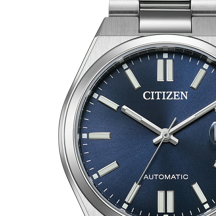 シチズンコレクション TSUYOSA Collection ツヨサ 37mm グレーブルー NJ0200-50M メンズ メカニカル 機械式 自動巻き 3針 日付