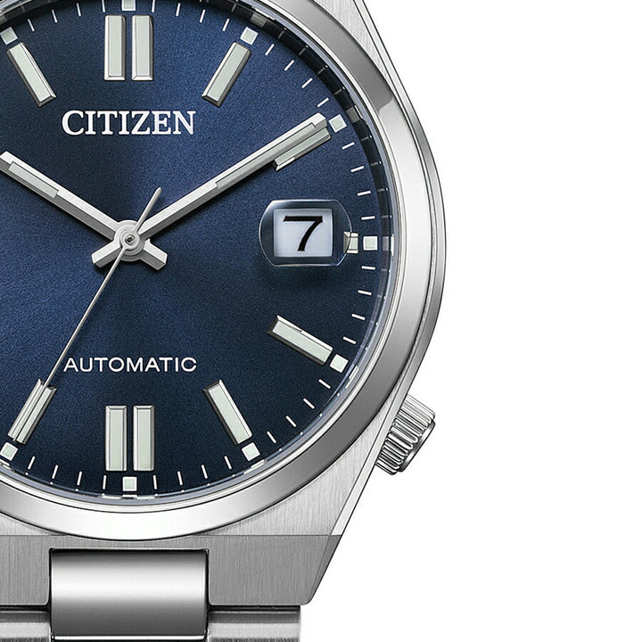 シチズンコレクション TSUYOSA Collection ツヨサ 37mm グレーブルー NJ0200-50M メンズ メカニカル 機械式 自動巻き 3針 日付