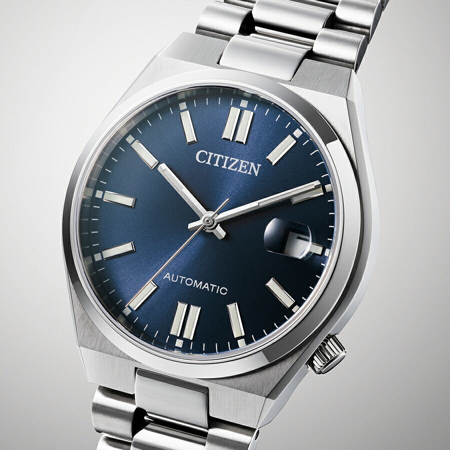 シチズンコレクション TSUYOSA Collection ツヨサ 37mm グレーブルー NJ0200-50M メンズ メカニカル 機械式 自動巻き 3針 日付