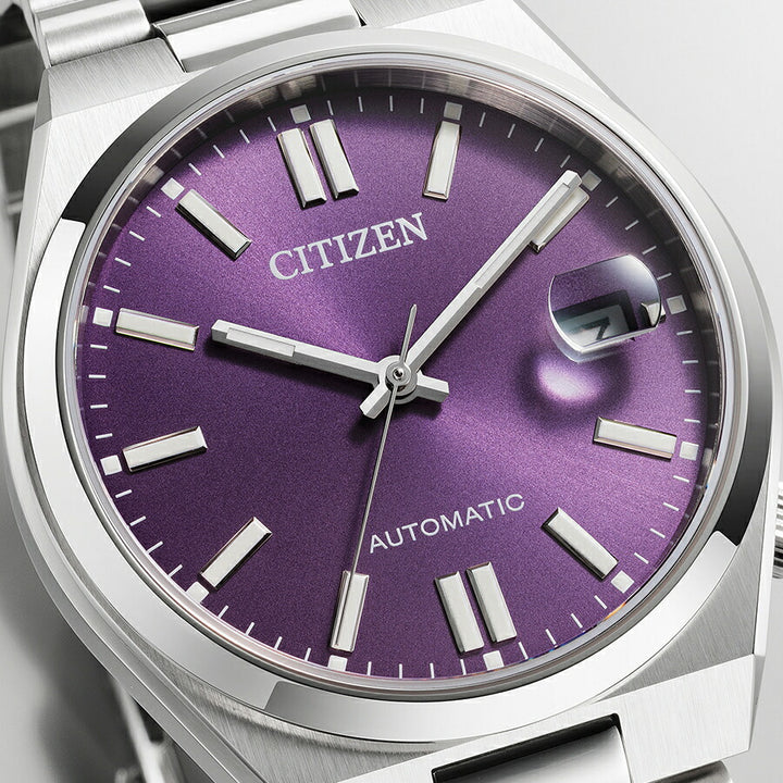 シチズンコレクション TSUYOSA Collection ツヨサ 37mm バイオレット NJ0200-50W メンズ メカニカル 機械式 自動巻き 3針 日付