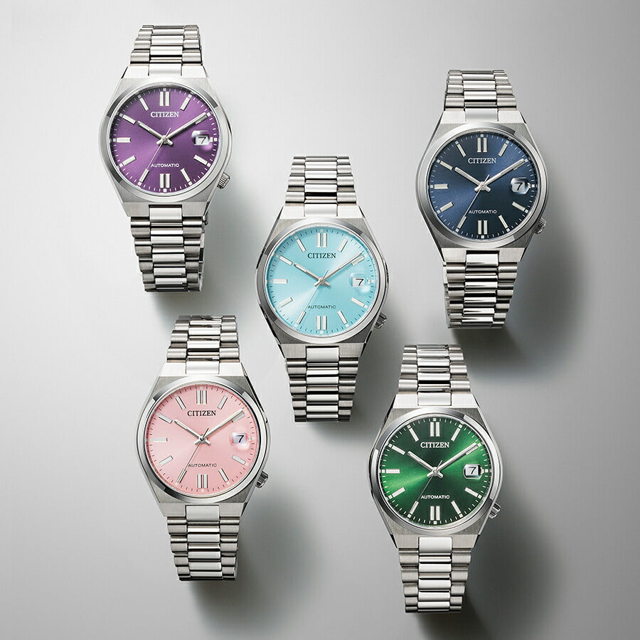 シチズンコレクション TSUYOSA Collection ツヨサ 37mm バイオレット NJ0200-50W メンズ メカニカル 機械式 自動巻き 3針 日付