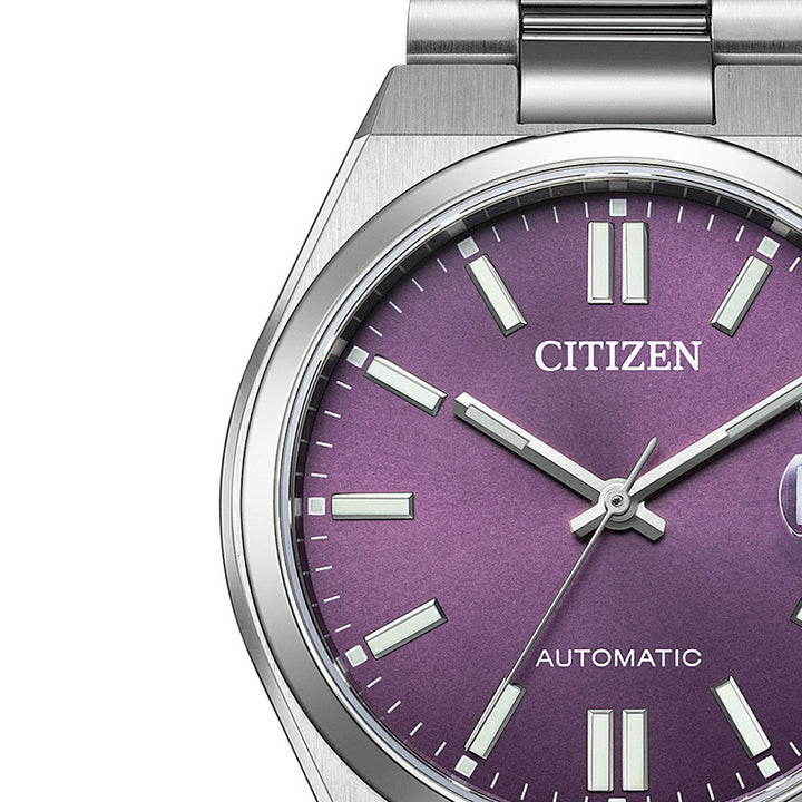 シチズンコレクション TSUYOSA Collection ツヨサ 37mm バイオレット NJ0200-50W メンズ メカニカル 機械式 自動巻き 3針 日付