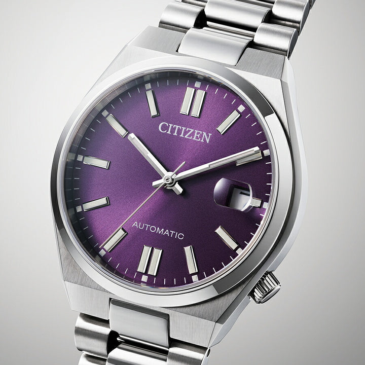 シチズンコレクション TSUYOSA Collection ツヨサ 37mm バイオレット NJ0200-50W メンズ メカニカル 機械式 自動巻き 3針 日付