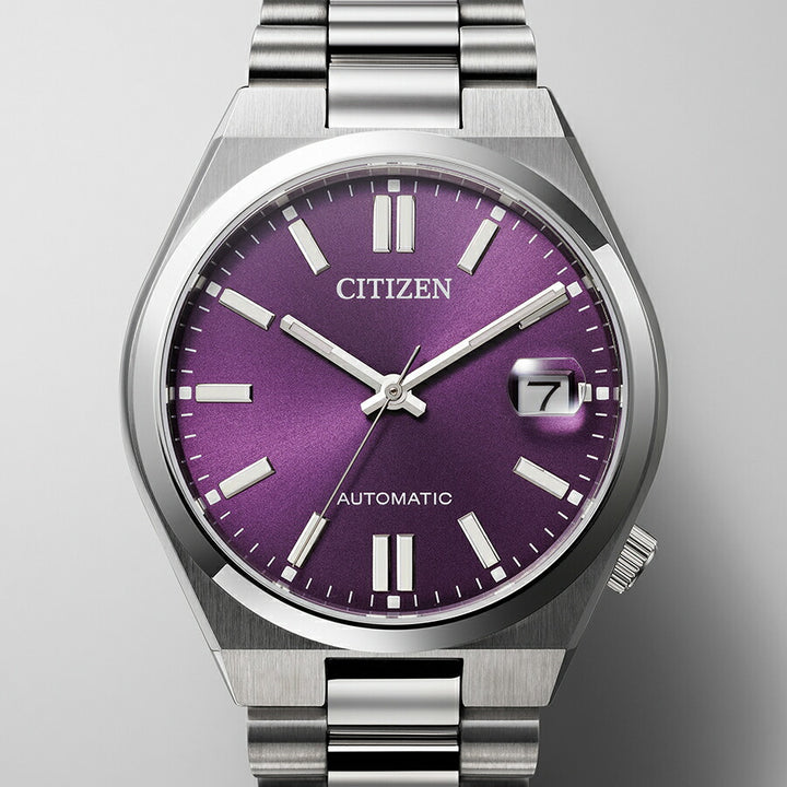 シチズンコレクション TSUYOSA Collection ツヨサ 37mm バイオレット NJ0200-50W メンズ メカニカル 機械式 自動巻き 3針 日付