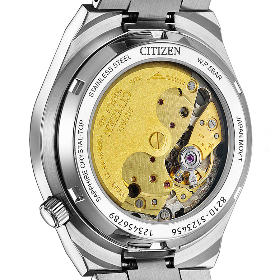 シチズンコレクション TSUYOSA Collection ツヨサ 37mm パステルピンク NJ0200-50Z メンズ メカニカル 機械式 自動巻き 3針 日付