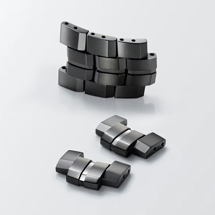 オシアナス マンタ S7000 限定モデル 江戸切子ベゼル OCW-S7000CN-1AJF メンズ 電波ソーラー Bluetooth クロノグラフ チタン オールブラック 日本製