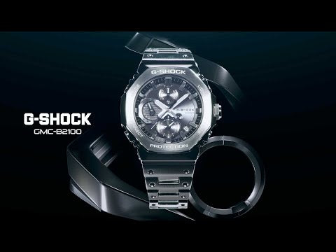 G-SHOCK フルメタル デュアルタイム クロノグラフ GMC-B2100