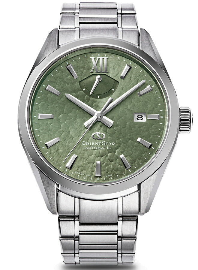 オリエントスター M34 F8 デイト ペルセウス座流星群 グリーン ナノ