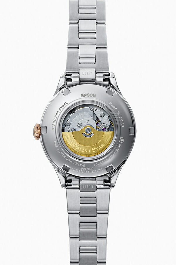 オリエントスター Moving Blue 2025 限定モデル 雪明かり クラシックセミスケルトン RK-ND0022L レディース 機械式 自動巻き ブルーグレー 日本製