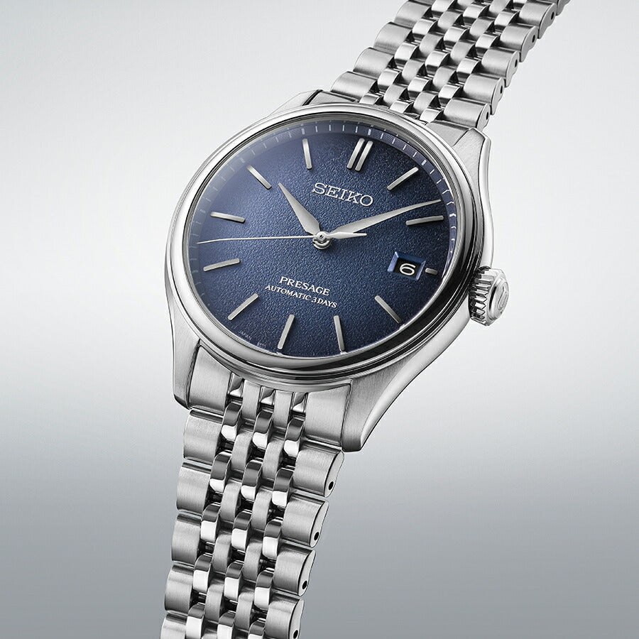 セイコー プレザージュ クラシックシリーズ 藍色ダイヤル SARX133 メンズ メカニカル 自動巻き メタルバンド