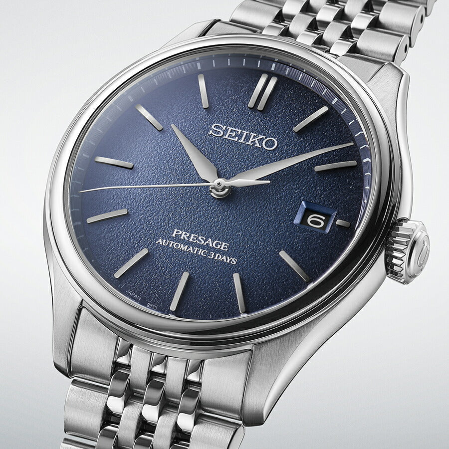 セイコー プレザージュ クラシックシリーズ 藍色ダイヤル SARX133 メンズ メカニカル 自動巻き メタルバンド