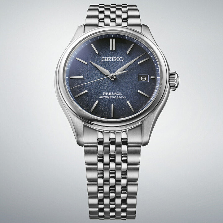 セイコー プレザージュ クラシックシリーズ 藍色ダイヤル SARX133 メンズ メカニカル 自動巻き メタルバンド
