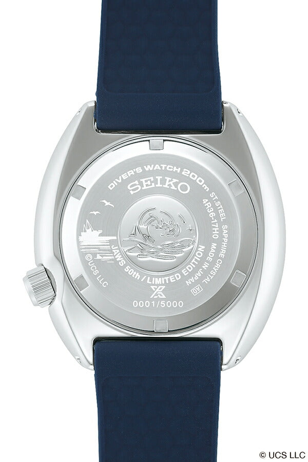 セイコー プロスペックス JAWS ジョーズ 50周年記念 限定モデル SBDY137 メンズ 機械式 ダイバーズ シリコンバンド