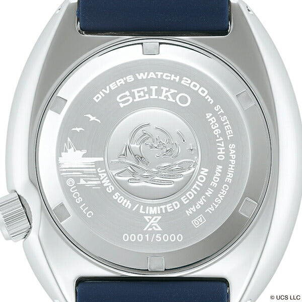 セイコー プロスペックス JAWS ジョーズ 50周年記念 限定モデル SBDY137 メンズ 機械式 ダイバーズ シリコンバンド