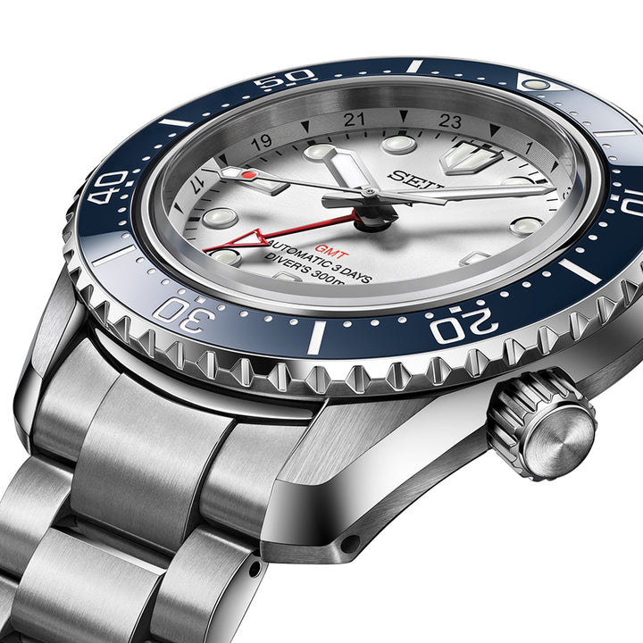 セイコー プロスペックス メカニカルダイバーズ 1968 ヘリテージ GMT SBEJ029 メンズ 機械式 ホワイトダイヤル