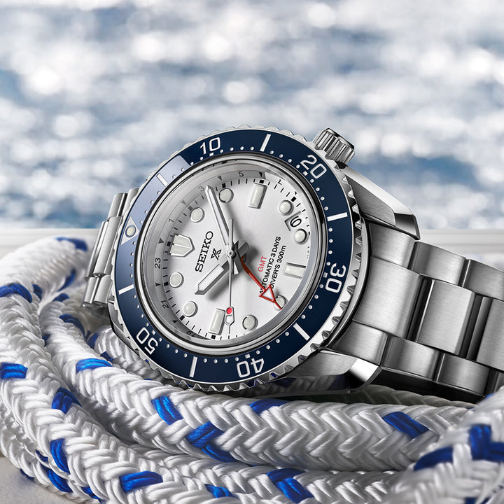 セイコー プロスペックス メカニカルダイバーズ 1968 ヘリテージ GMT SBEJ029 メンズ 機械式 ホワイトダイヤル