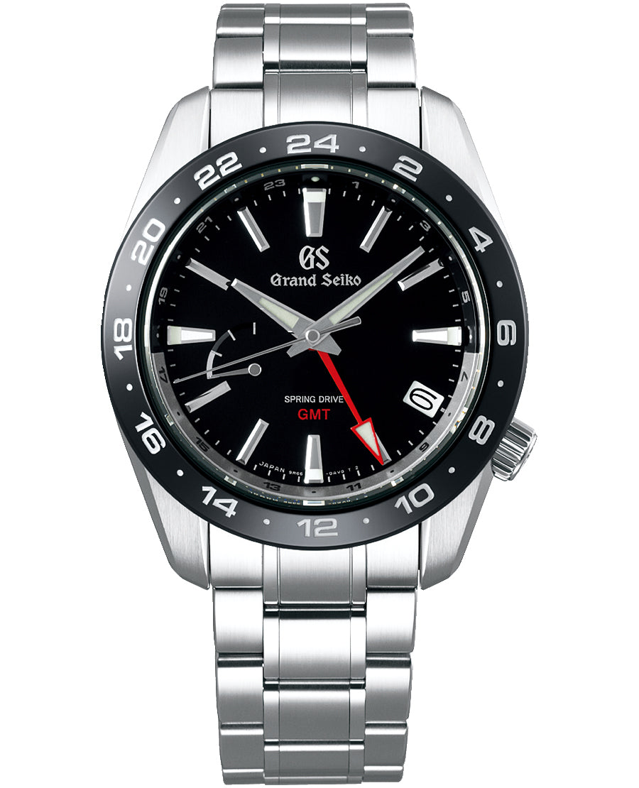 グランドセイコー 9R スプリングドライブ GMT SBGE253 メンズ ブラック