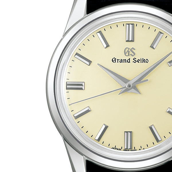 グランドセイコー メカニカル 9S 手巻き SBGW301 メンズ アイボリーダイヤル ブラック 革ベルト 9S64